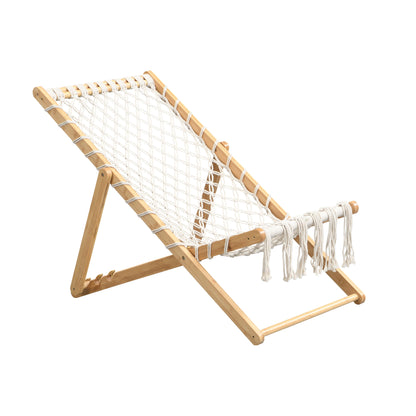 Natural Bamboo Outdoor Patio Chairs for Garden or Poolside Seating