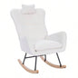 Teddy Upholstered Nursery Rocking Chair Living Room BedroomDARK Teddy