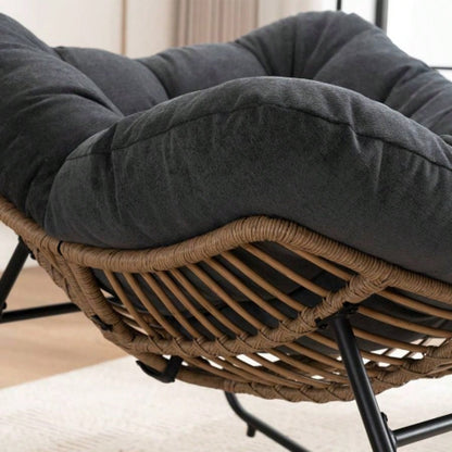 Rocking Chair, Chenille Upholstered Accent Chair, Modern Nursery Rocking Chair Living Room, Bedroom, Apartment