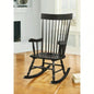 Raina Dark brown Synthenic Leather Espresso Rocking Chair
