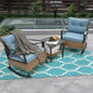 3pcs rocking rattan set leisure chair outdoor rattan rocking chair set