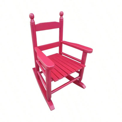 Childrens rocking red chair - Indoor or Outdoor - Suitable kids - Durable
