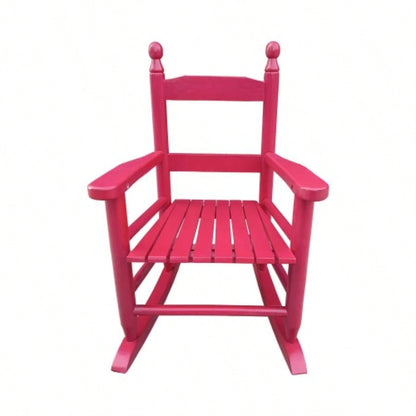 Childrens rocking red chair - Indoor or Outdoor - Suitable kids - Durable