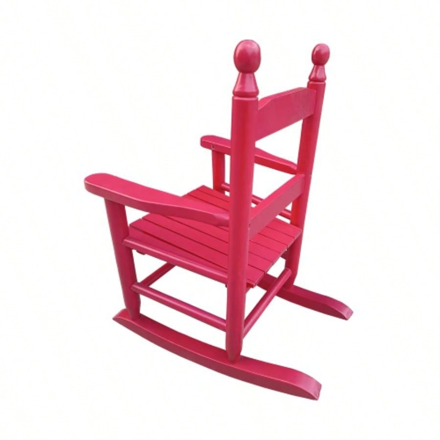 Childrens rocking red chair - Indoor or Outdoor - Suitable kids - Durable