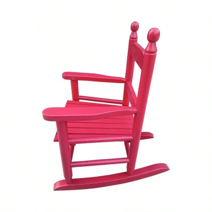 Childrens rocking red chair - Indoor or Outdoor - Suitable kids - Durable