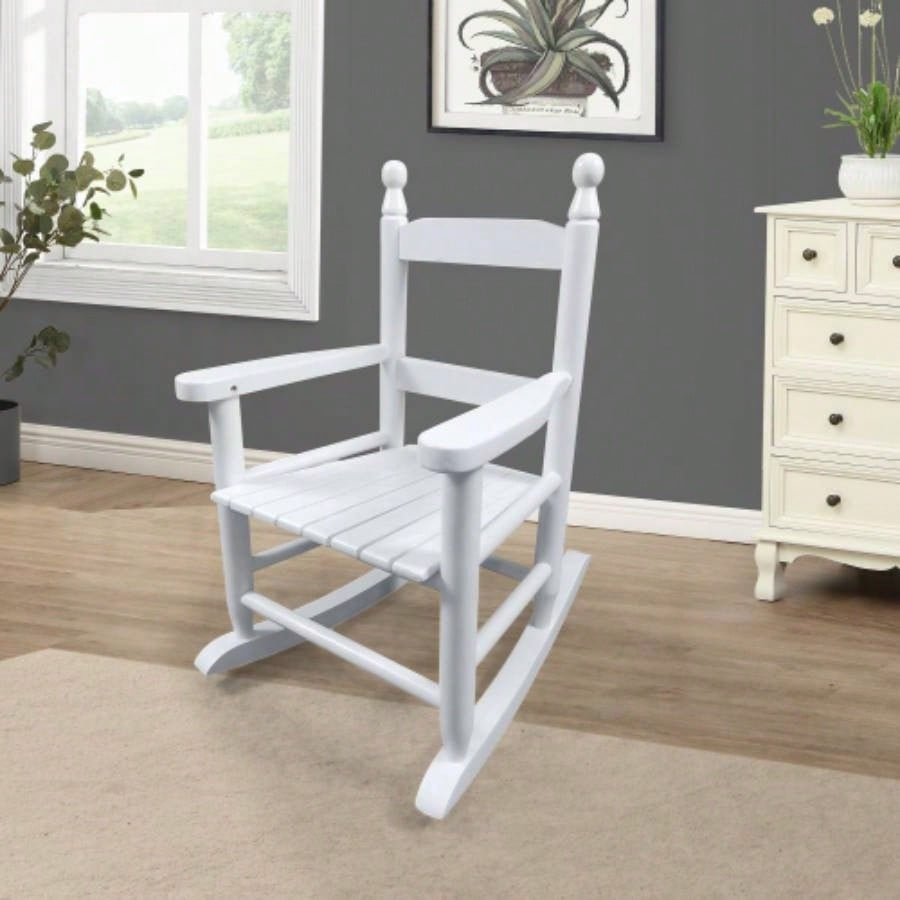 Childrens rocking red chair - Indoor or Outdoor - Suitable kids - Durable
