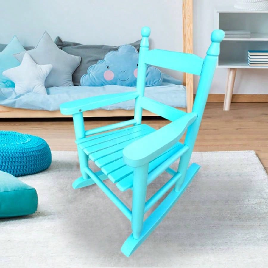 Childrens rocking red chair - Indoor or Outdoor - Suitable kids - Durable