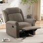 360 Swivel Recliner Manual Rocking Recliner Home Theater Manual Recliner Chair Nursery Rocker with Adjustable Backrest Living Room, Green