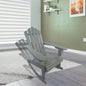 Reclining Wooden Outdoor Rocking Adirondack chair, walnut