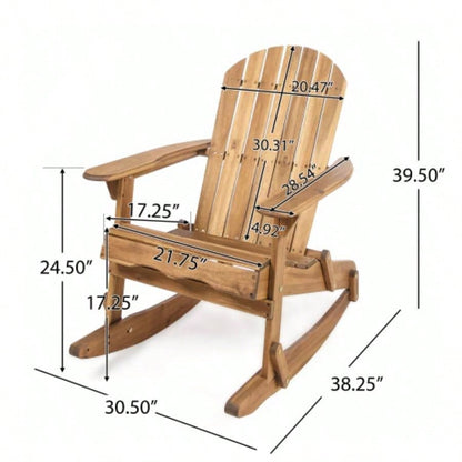 MALIBU ADIRONDACK ROCKING CHAIR