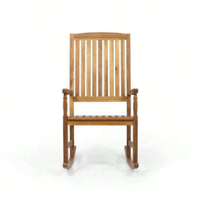 ARCADIA ROCKING CHAIR OUTDOOR, ACACIA WOOD, Natural