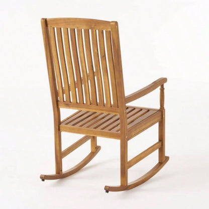 ARCADIA ROCKING CHAIR OUTDOOR, ACACIA WOOD, Natural