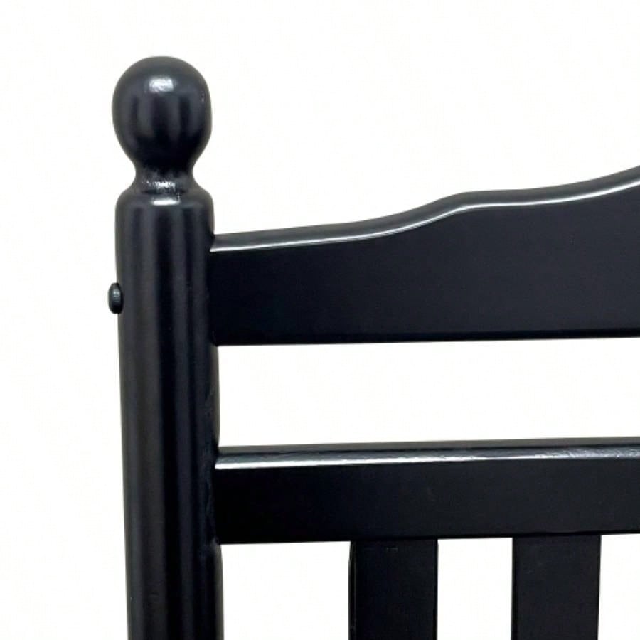 BALCONY PORCH ADULT ROCKING CHAIR - BLACK