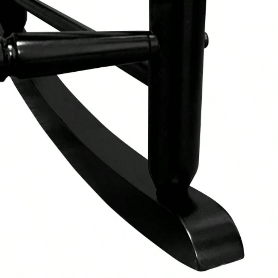 BALCONY PORCH ADULT ROCKING CHAIR - BLACK