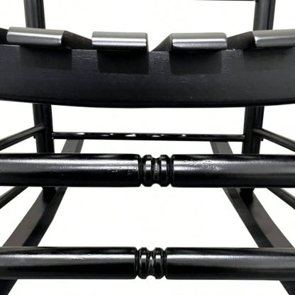 BALCONY PORCH ADULT ROCKING CHAIR - BLACK