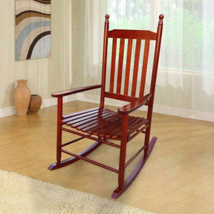 BALCONY PORCH ADULT ROCKING CHAIR - BLACK