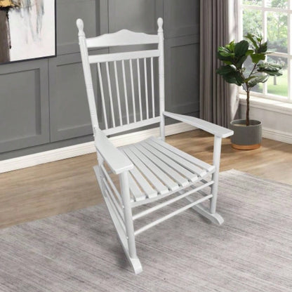 BALCONY PORCH ADULT ROCKING CHAIR - BLACK