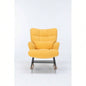 Rocking Chair Nursery, Teddy Upholstered Glider Rocker with High Backrest, Reading Chair Modern Rocking Accent Chairs Glider Recliner Living Room, Nursery, Bedroom