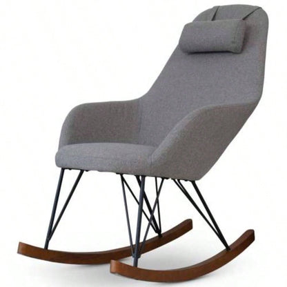 Mid Modern Rocker Livingroom And Bedroom Chair
