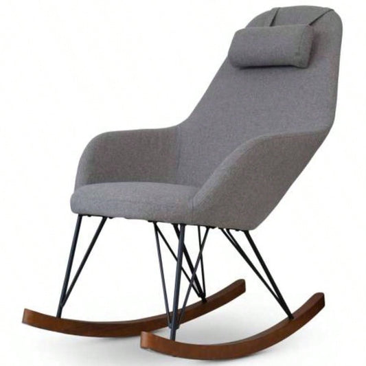 Mid Modern Rocker Livingroom And Bedroom Chair