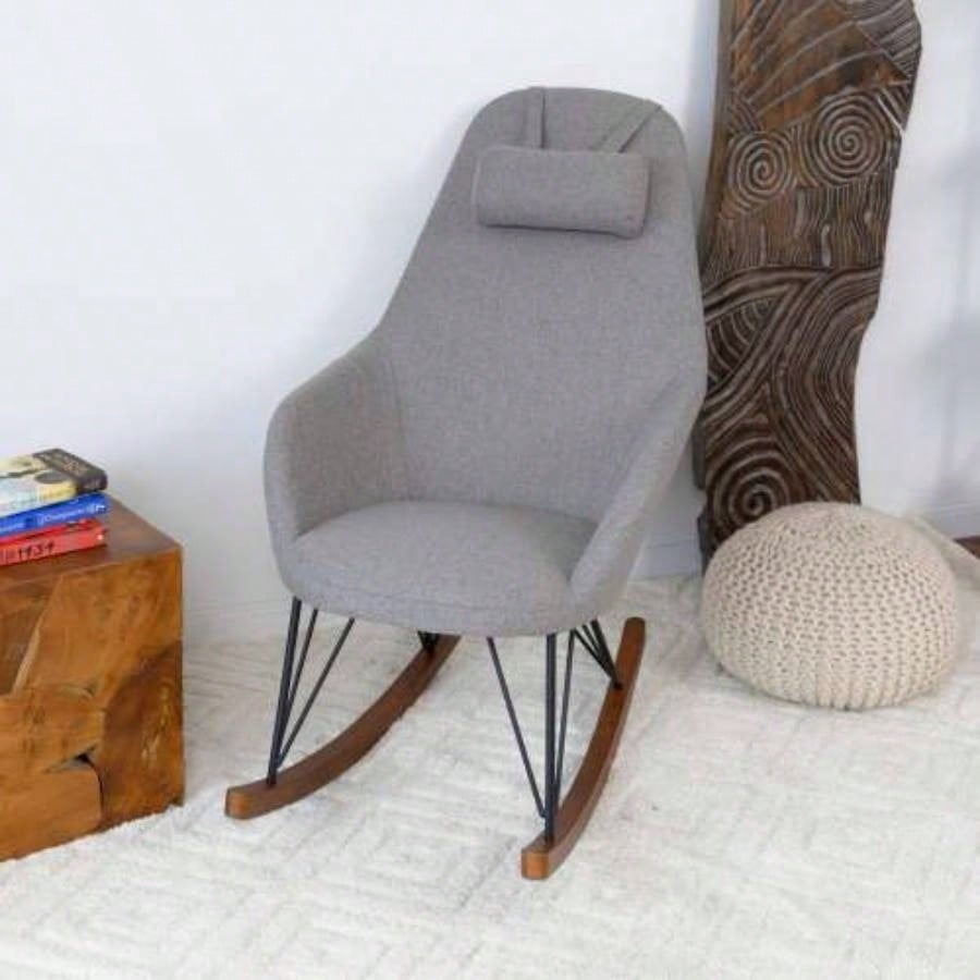 Mid Modern Rocker Livingroom And Bedroom Chair