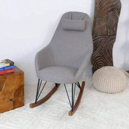 Mid Modern Rocker Livingroom And Bedroom Chair