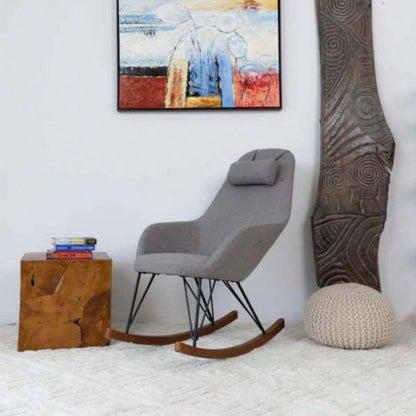 Mid Modern Rocker Livingroom And Bedroom Chair