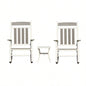 Outdoor Rocking Chairs Set of 2, Durable HDPE Patio Oversized Rockers Adults, Porch Rocking Chair with 380lbs Support, Weather - Resistant