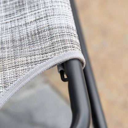 Outsunny Garden Rocking Chair, Outdoor Indoor Sling Fabric Rocker Patio, Balcony, Porch,