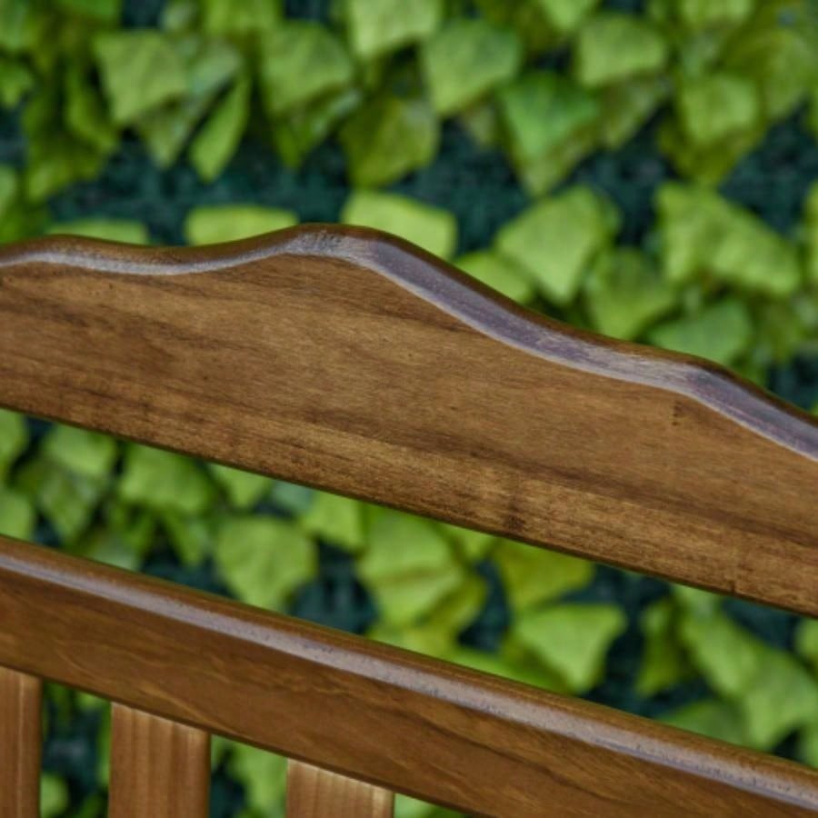 Outsunny Traditional Wooden High - Back Rocking Chair Porch, Indoor/Outdoor, Brown