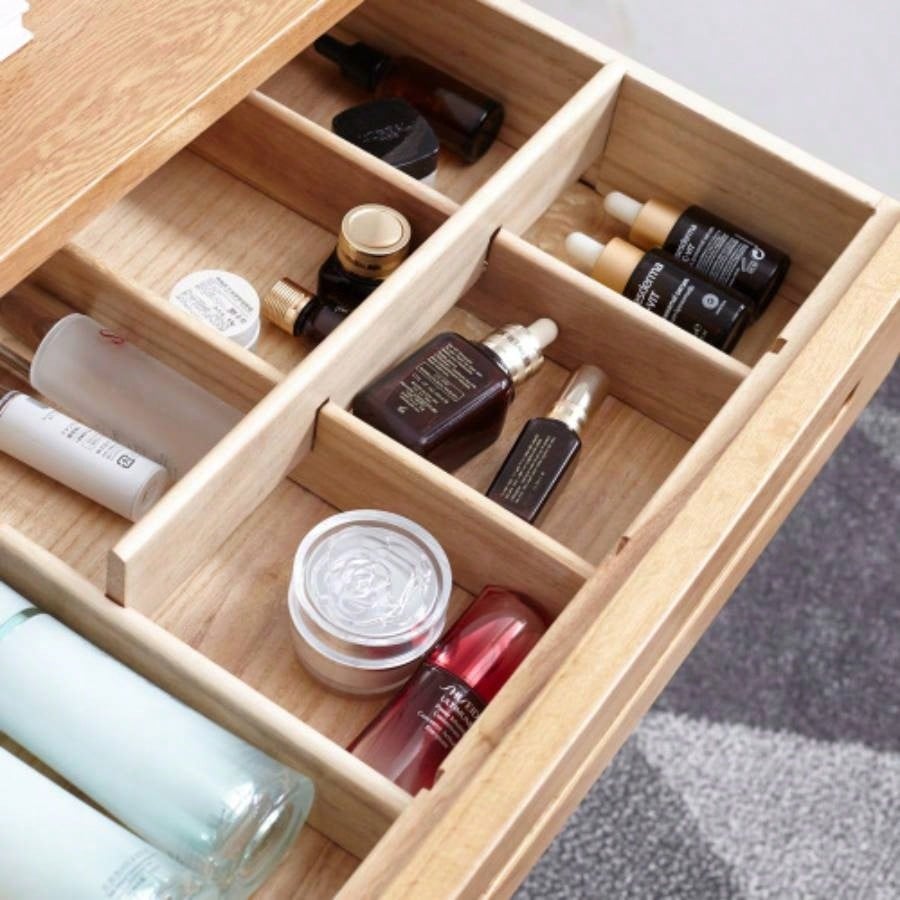 Dresser Bistro Table dresser solid table table desk top table dresser compact dresser accessories storage width 60cm storage drawer natural wood natural