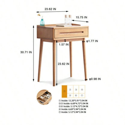 Dresser Bistro Table dresser solid table table desk top table dresser compact dresser accessories storage width 60cm storage drawer natural wood natural