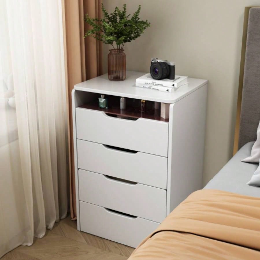 60CM 3 in 1 Vanity Desk with Plip Top Mirror, Small Make Up Vanity Set with Visible Glass Desktop, Compact Makeup Vanity with 3 Drawers, Cushioned, Dressing Table Bedroom BACK TO SCHOOL