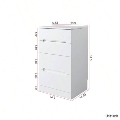 3 in 1 Vanity Desk with open Top Mirror, Small Make Up Vanity Set with Visible Glass Desktop, Compact Makeup Vanity with 3 Drawers, Dressing Table Bedroom