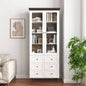Small Vanity Desk with Mirror - White Makeup Vanitys Set Make up Table with Chair, Drawers, Space Saving Cute Dressing Table Girls Bedroom Living room