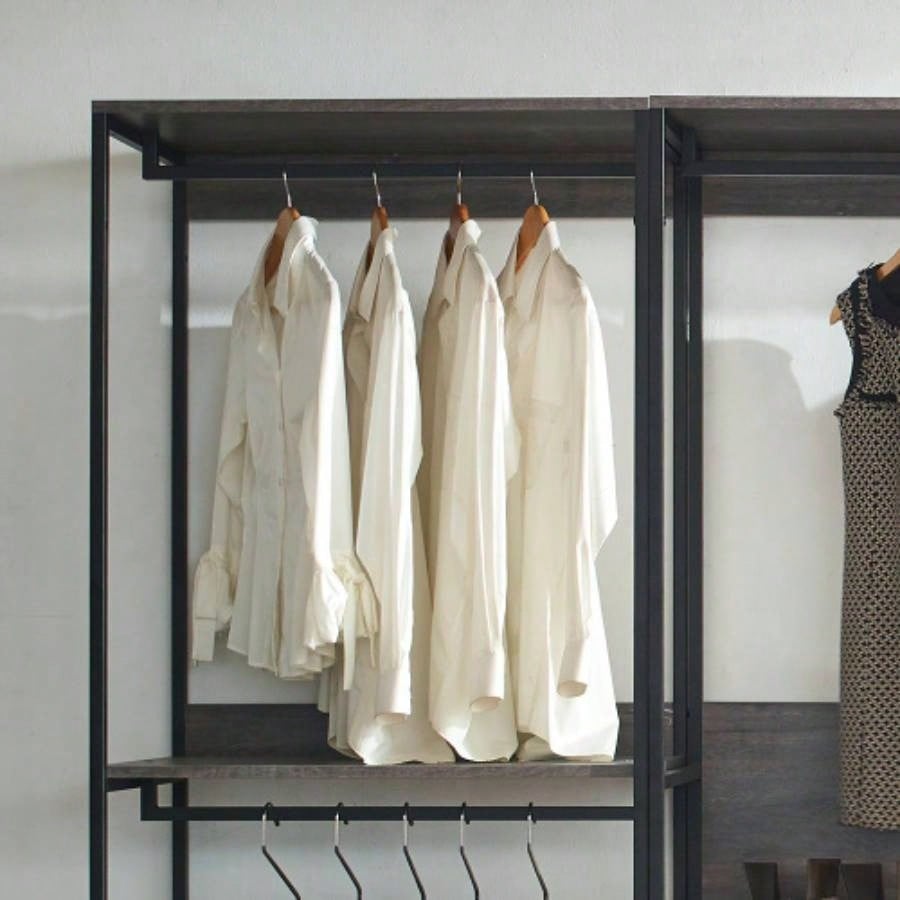 Monica Wood Walk - in Closet System