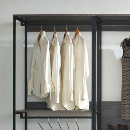 Monica Wood Walk - in Closet System