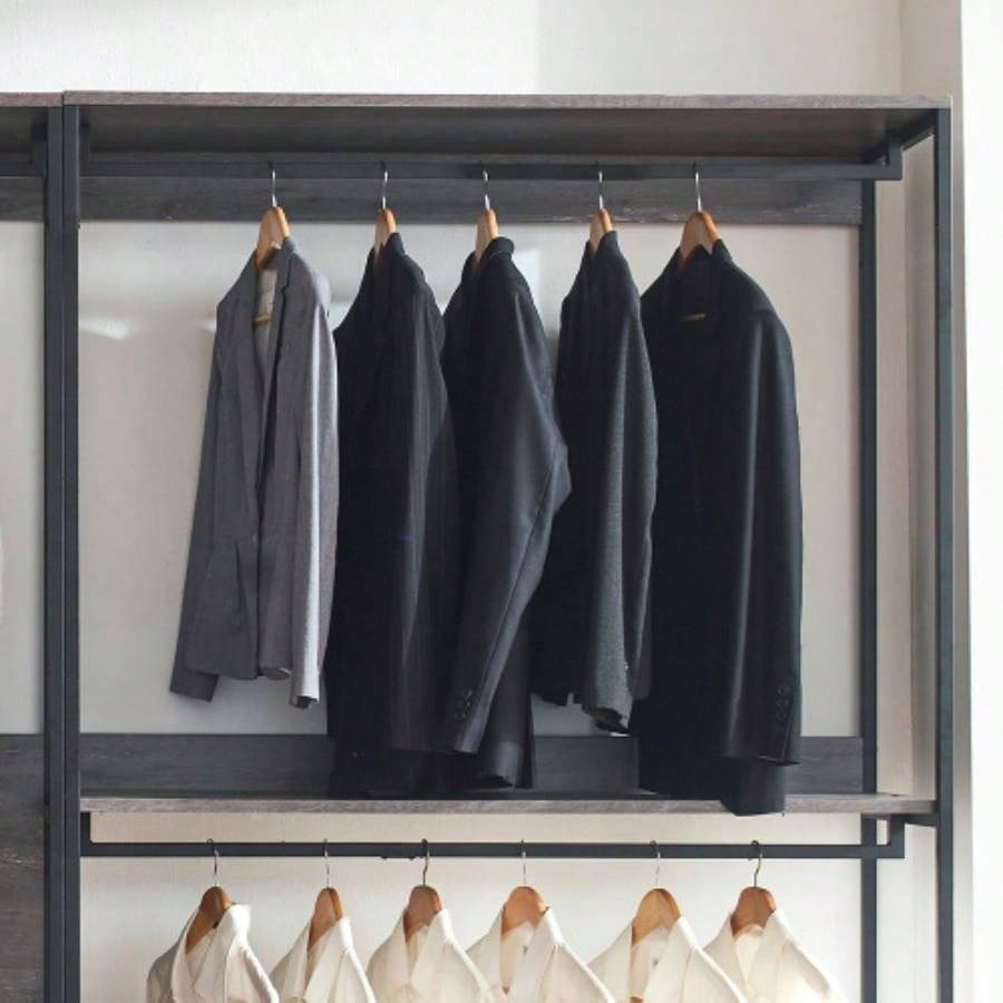 Monica Wood Walk - in Closet System