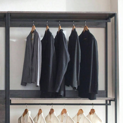 Monica Wood Walk - in Closet System