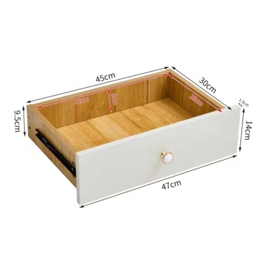CABINET WOOD MDF BOARDS, 9 Drawers Dresser, WOOD COLOUR