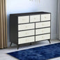 CABINET WOOD MDF BOARDS, 9 Drawers Dresser, WOOD COLOUR