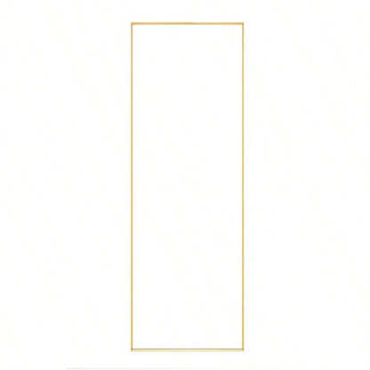 Tempered mirror 64x 24 Tall Full Length Mirror with Stand, Gold Wall Mounting Full Body Mirror, Metal Frame Full - Length Mirror Living Room, Bedroom