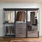 Monica Wood Walk - in Closet System