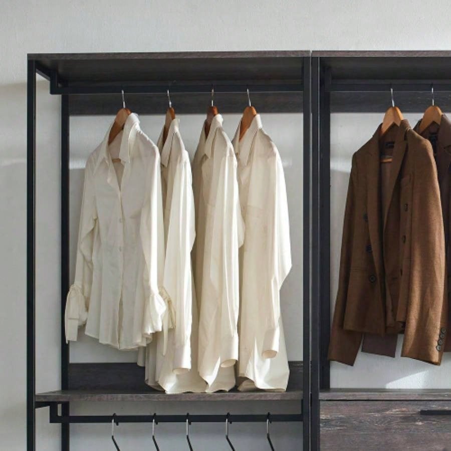 Monica Wood Walk - in Closet System