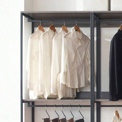 Monica Wood Walk - in Closet System