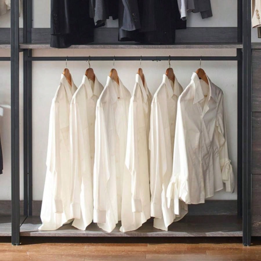 Monica Wood Walk - in Closet System