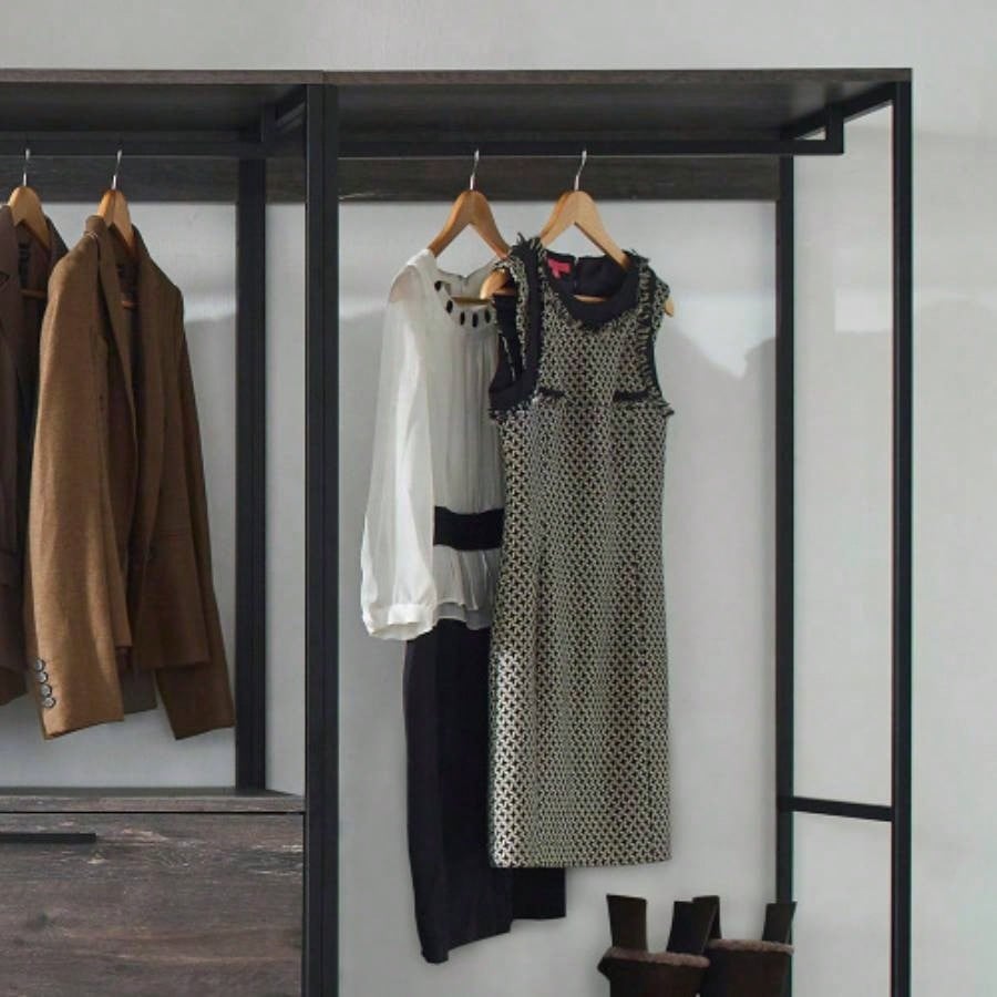 Monica Wood Walk - in Closet System