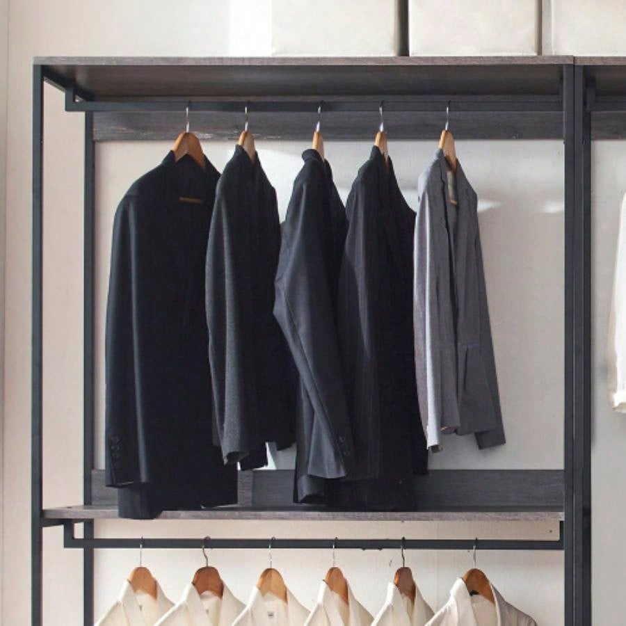 Monica Wood Walk - in Closet System