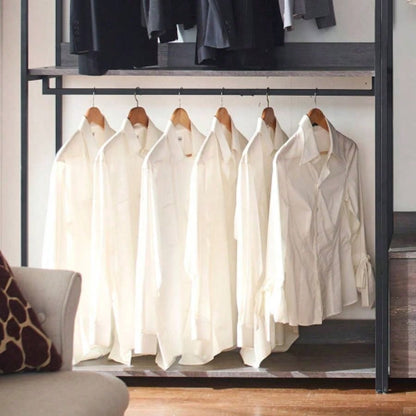 Monica Wood Walk - in Closet System