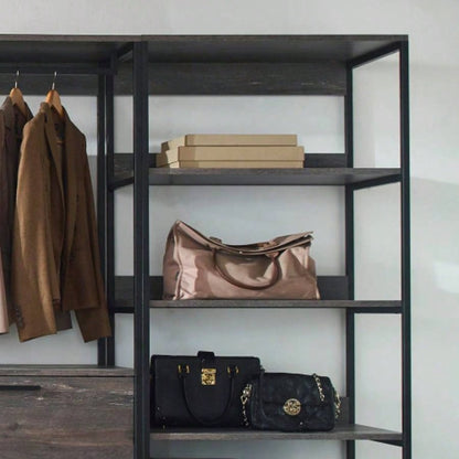 Monica Wood Walk - in Closet System